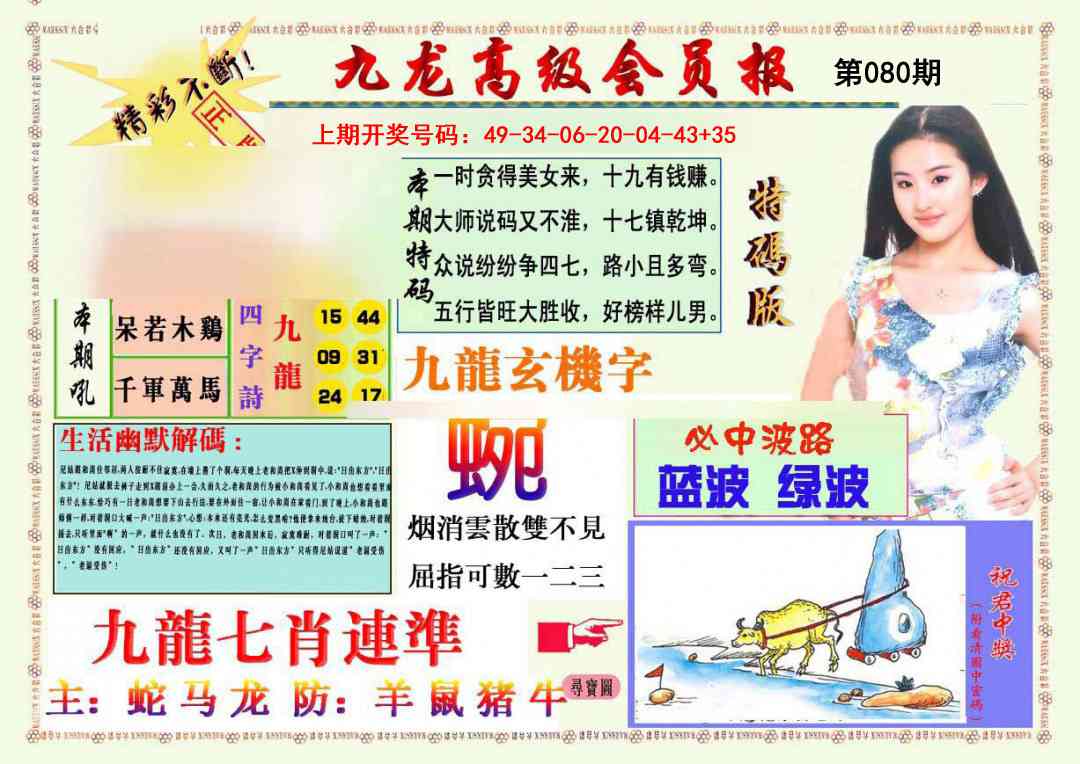 080期九龙高级会员报[图]