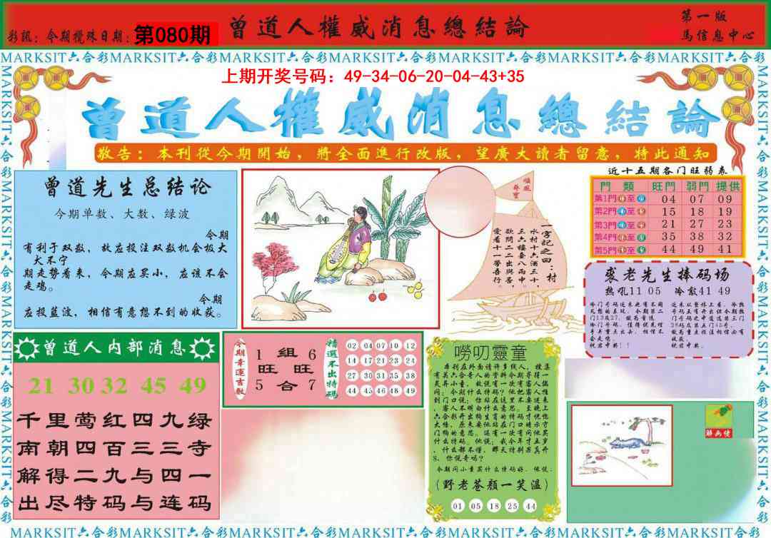 080期曾道人权威消息A[图]